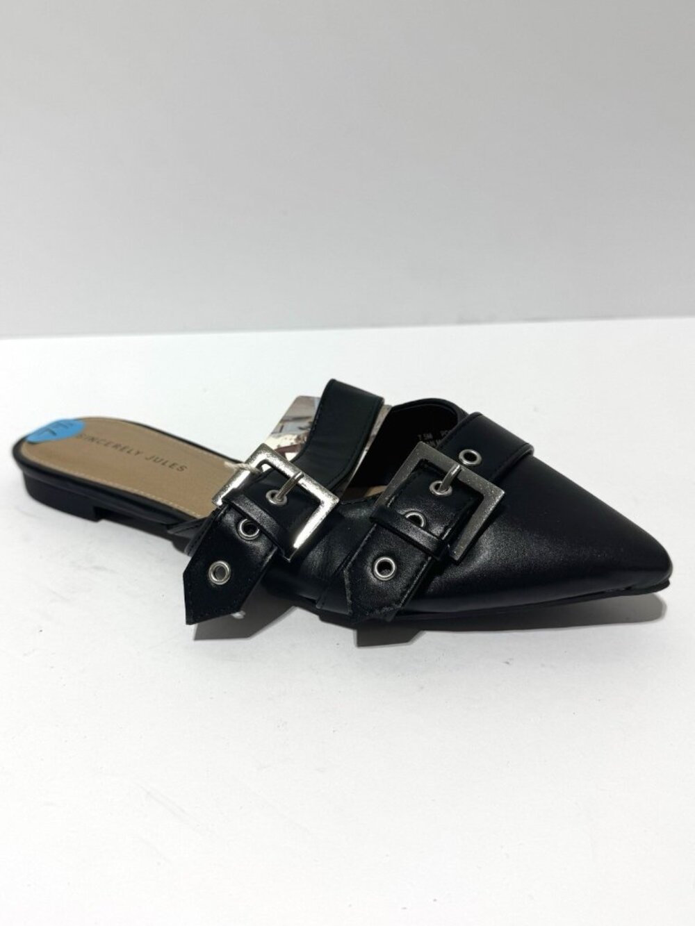 Sincerely Jules Womens Posh Flats Black Size 7.5M